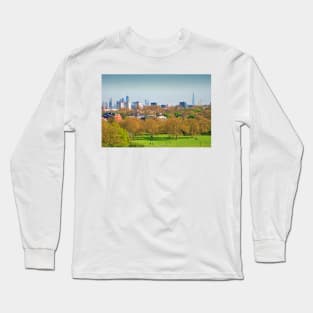 London Skyline Cityscape Primrose Hill Long Sleeve T-Shirt